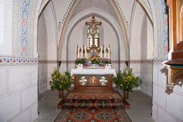 Foto vom Altar der Egidienkirche Oberreichenbach